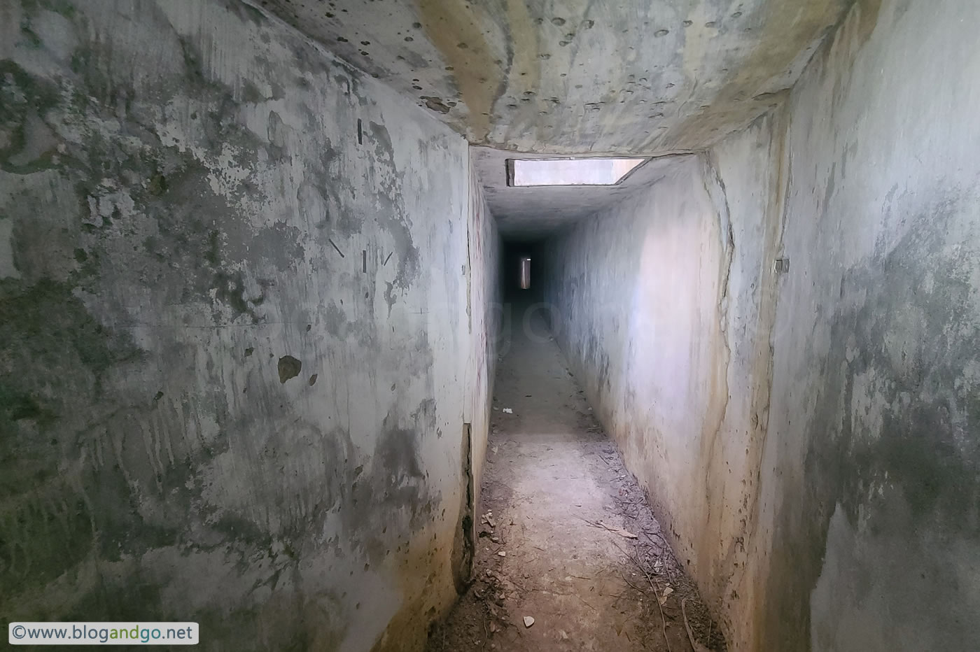 Shing Mun Redoubt - Long Tunnel to Pillbox 401